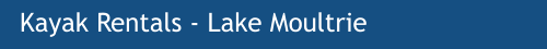 Kayak Rentals - Lake Moultrie